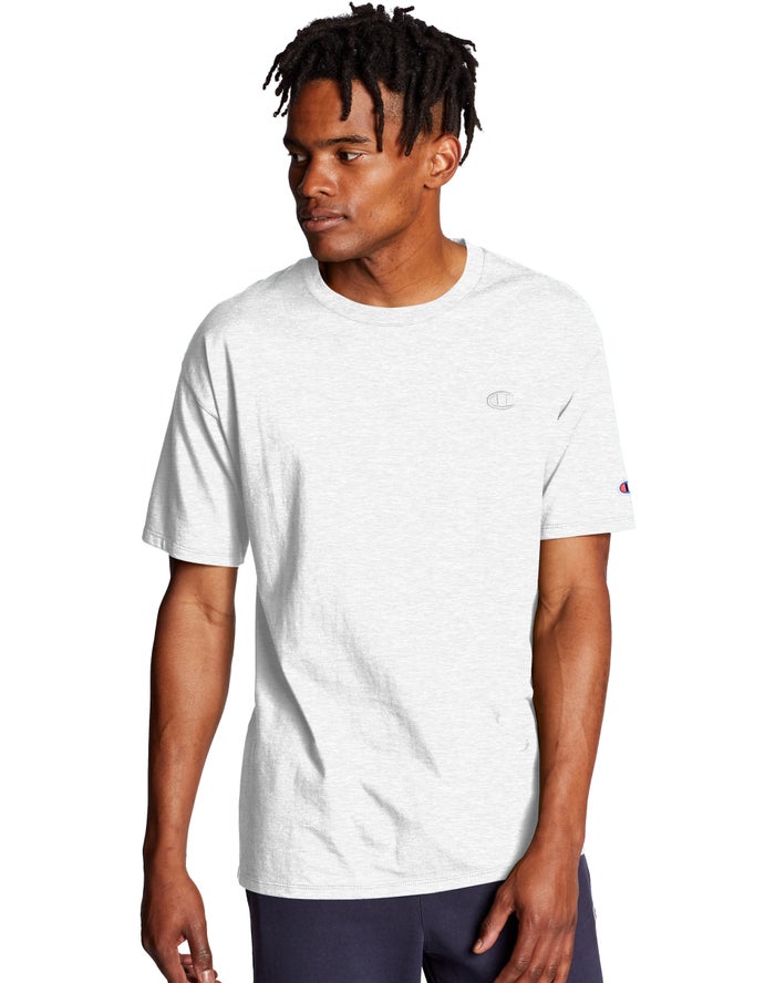 Champion T-Shirt Heren - Grijs - Classic Jersey ( 728935-OPM )